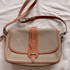 DOONEY & BOURKE Over and Under all-weather leather in Taupe tan leather